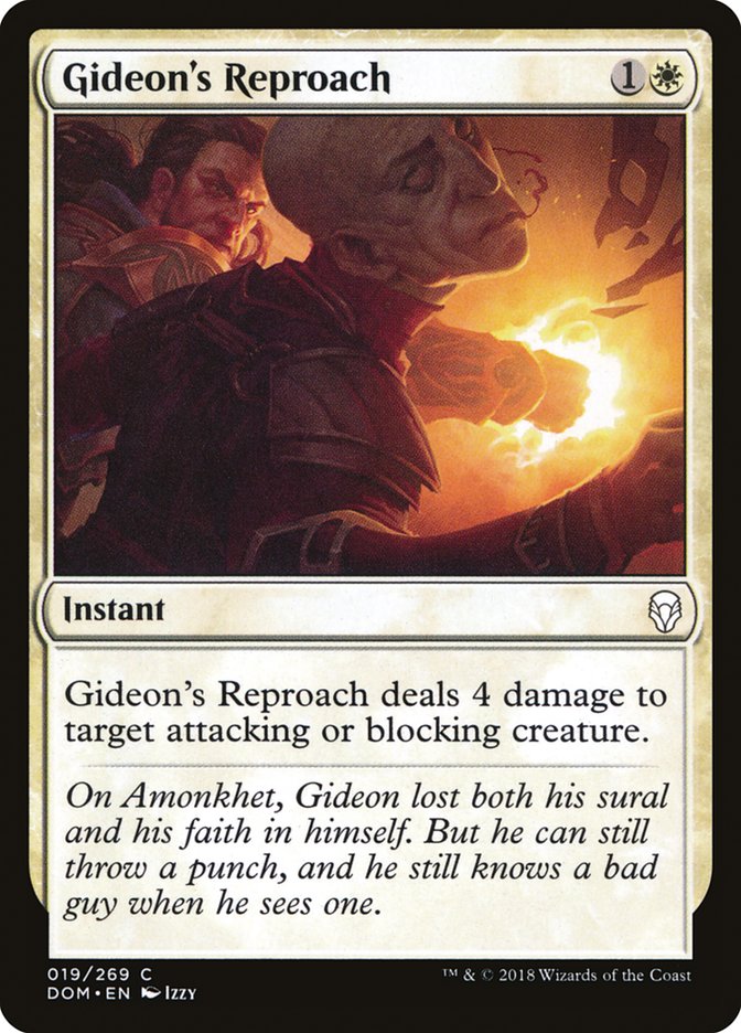 Gideon's Reproach 19/269 (Dominaria) 