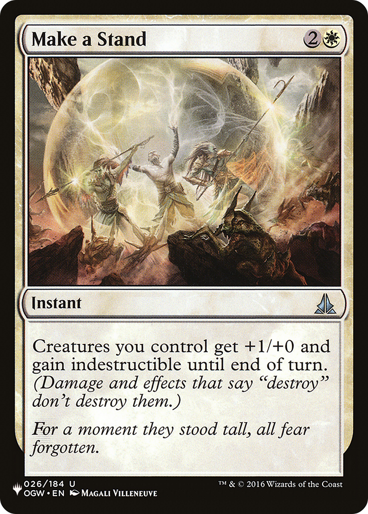 Make a Stand |  (OGW-26) [The List]