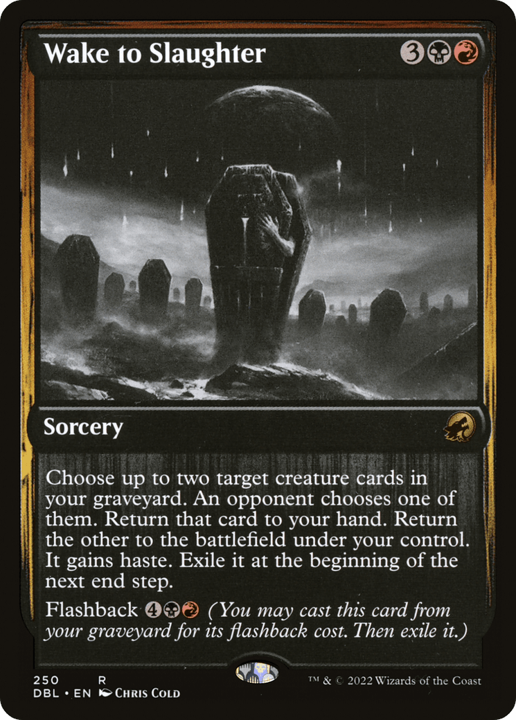 Wake to Slaughter [Innistrad: Double Feature] Foil