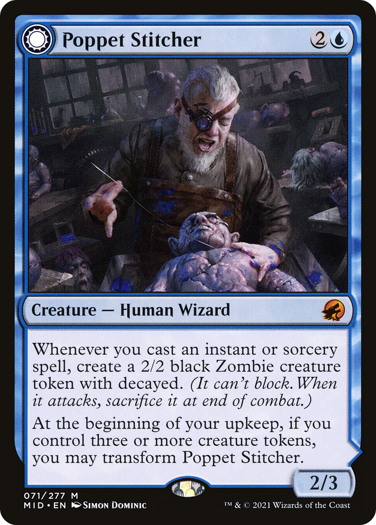 Poppet Stitcher // Poppet Factory [Innistrad: Midnight Hunt] Foil