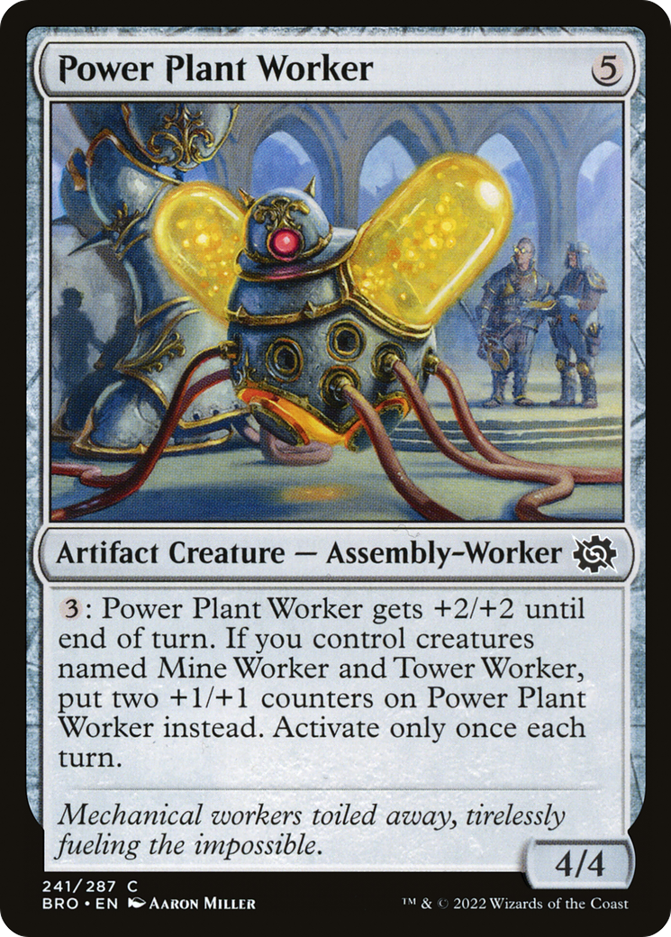 Power Plant Worker [The Brothers' War] Foil