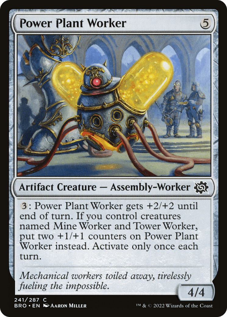 Power Plant Worker [The Brothers' War] Foil