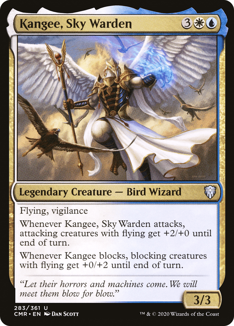 Kangee, Sky Warden [Commander Legends] Foil