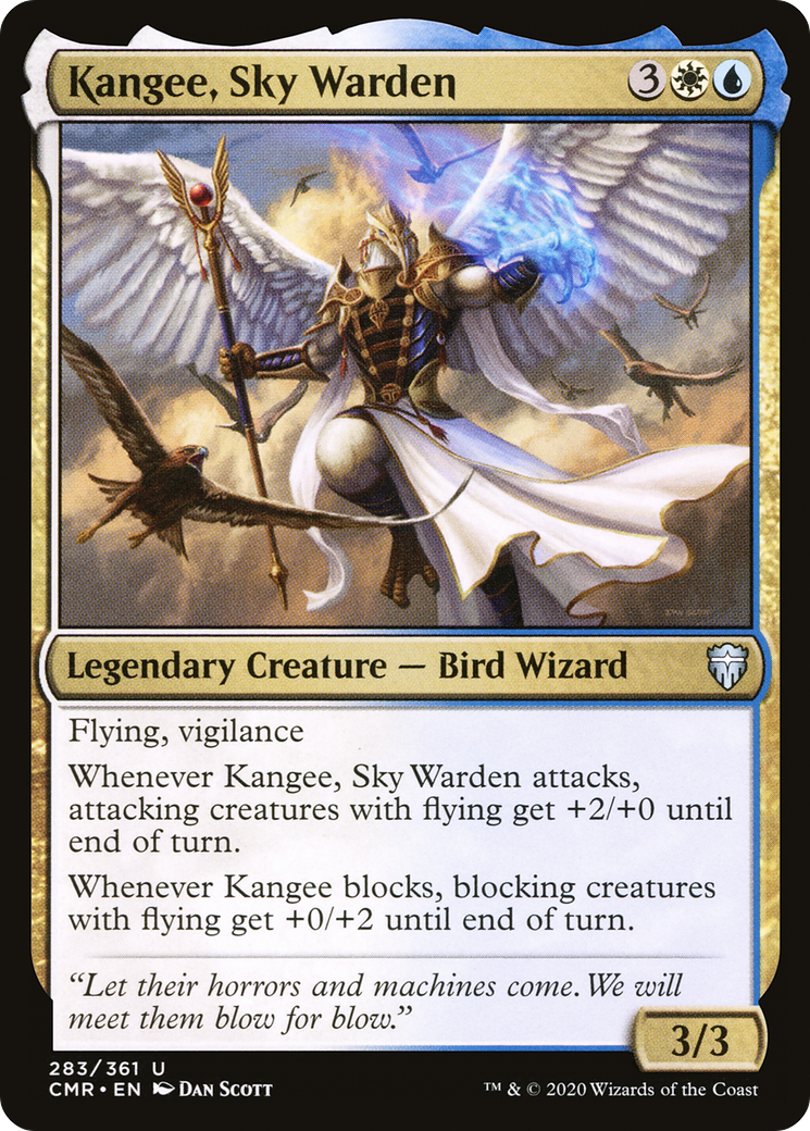Kangee, Sky Warden [Commander Legends] Foil