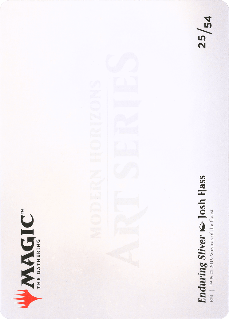 Enduring Sliver // Enduring Sliver (AMH1-025) - Modern Horizons Art Series (Borderless)