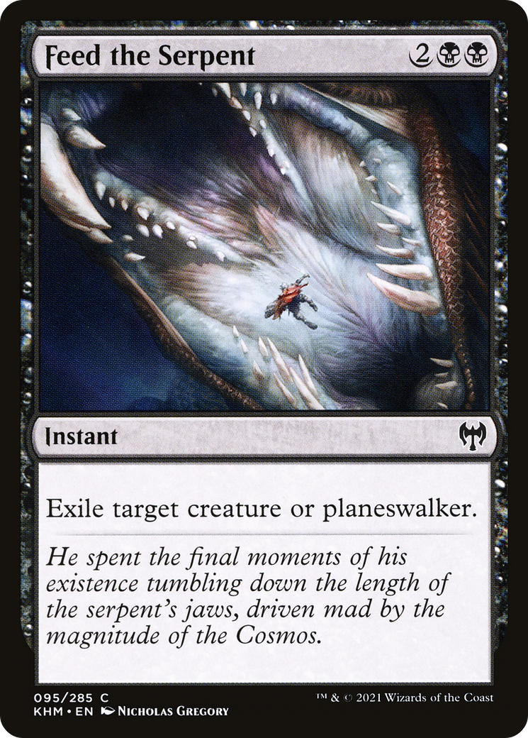 Feed the Serpent [Kaldheim] Foil