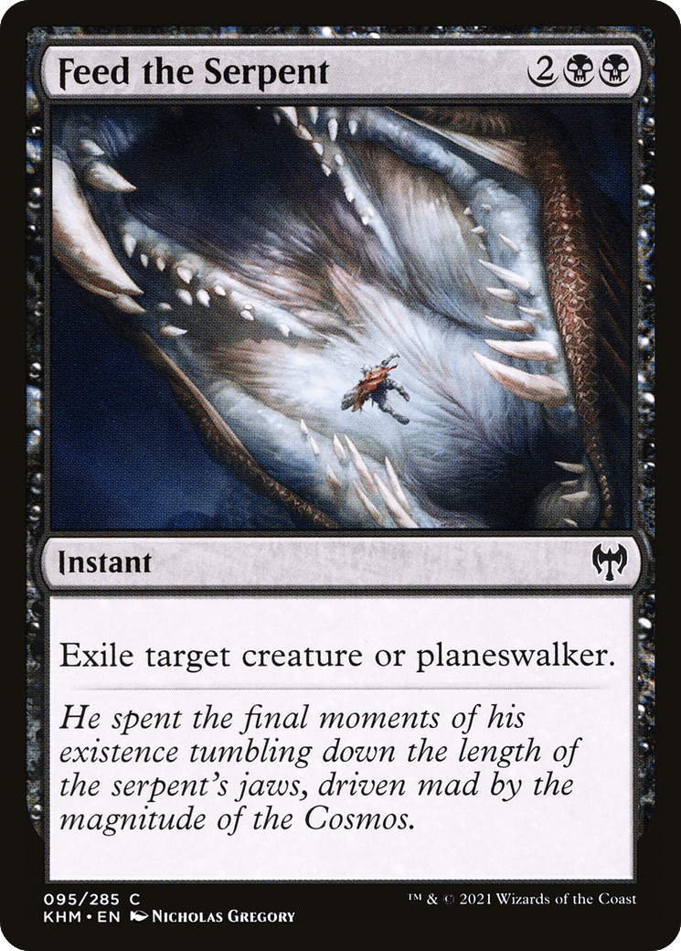 Feed the Serpent [Kaldheim] Foil