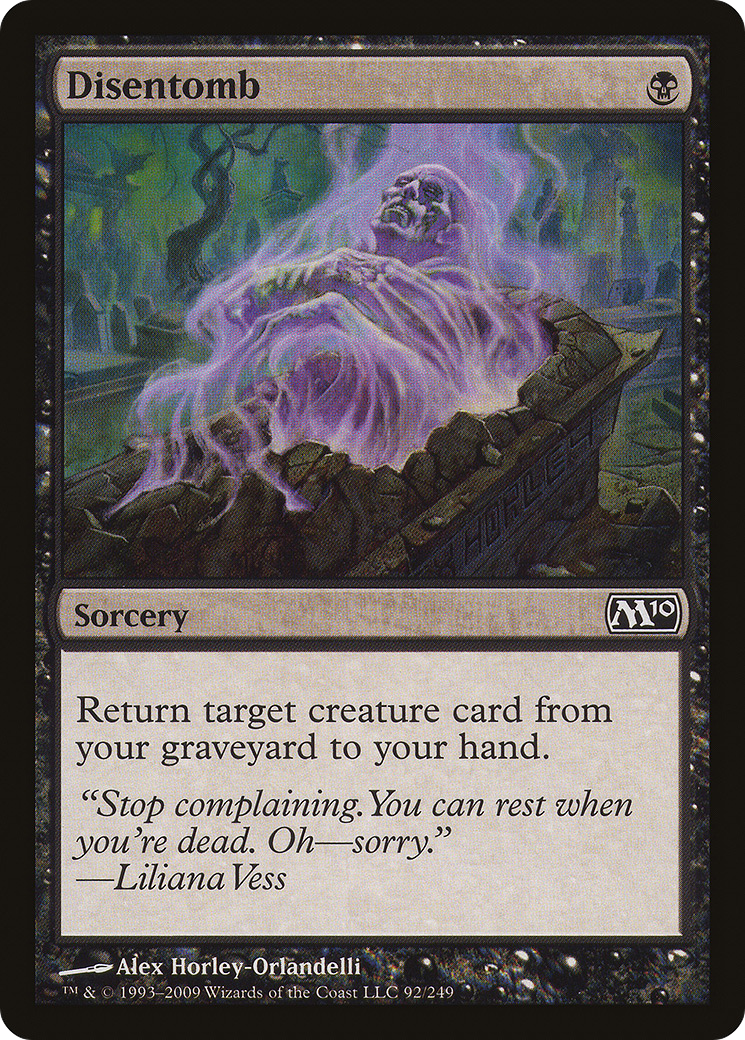 Disentomb [Magic 2010] Foil