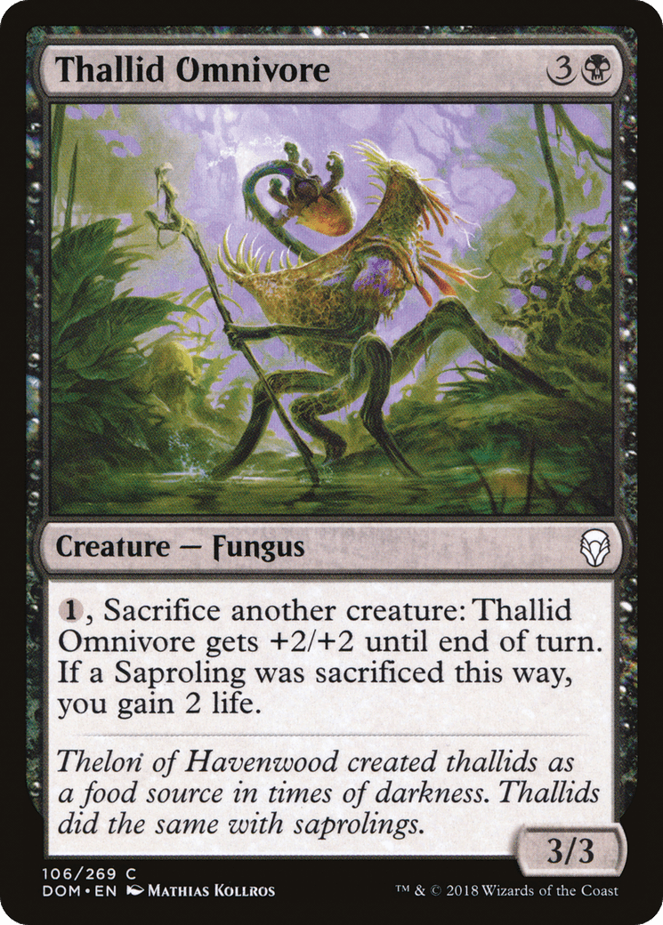 Thallid Omnivore [Dominaria] Foil