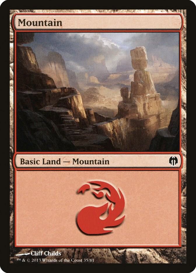 Mountain 35/81 (Duel Decks: Heroes vs. Monsters) 
