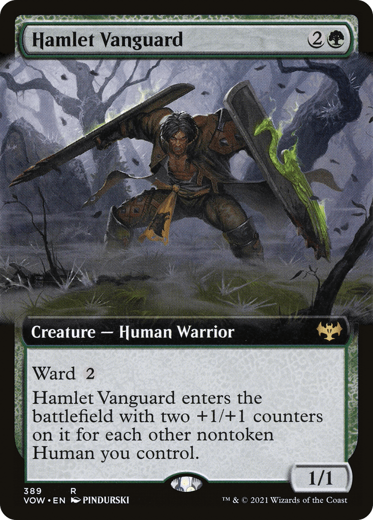 Hamlet Vanguard (Extended Art) [Innistrad: Crimson Vow] Foil