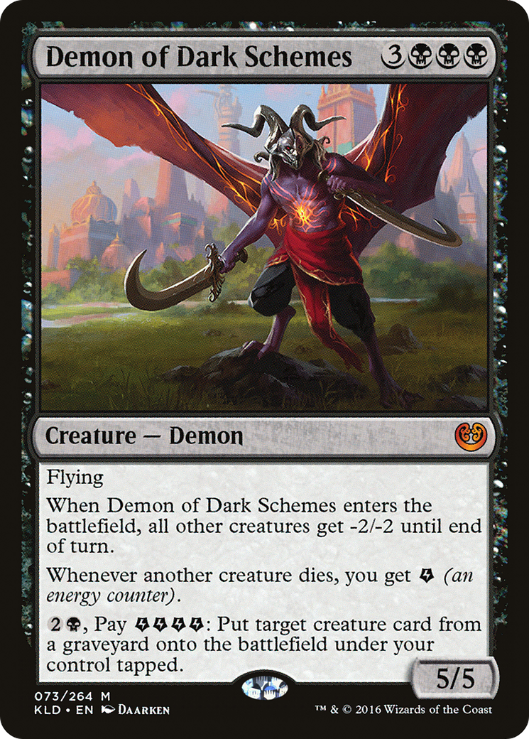 Demon of Dark Schemes [Kaladesh] Foil
