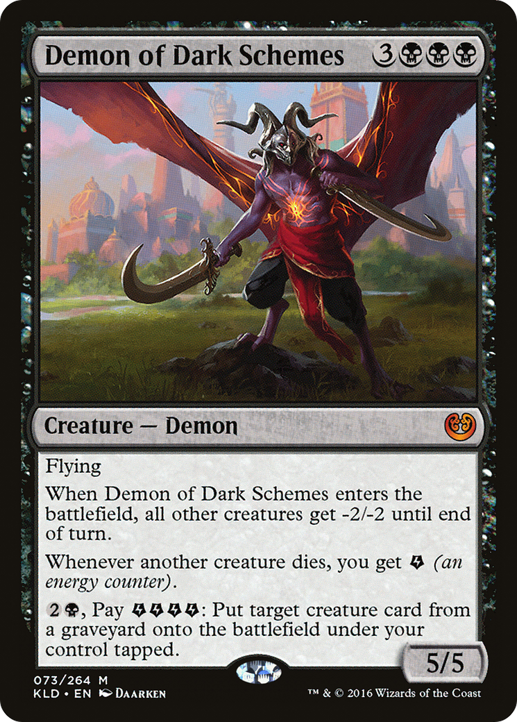 Demon of Dark Schemes [Kaladesh] Foil