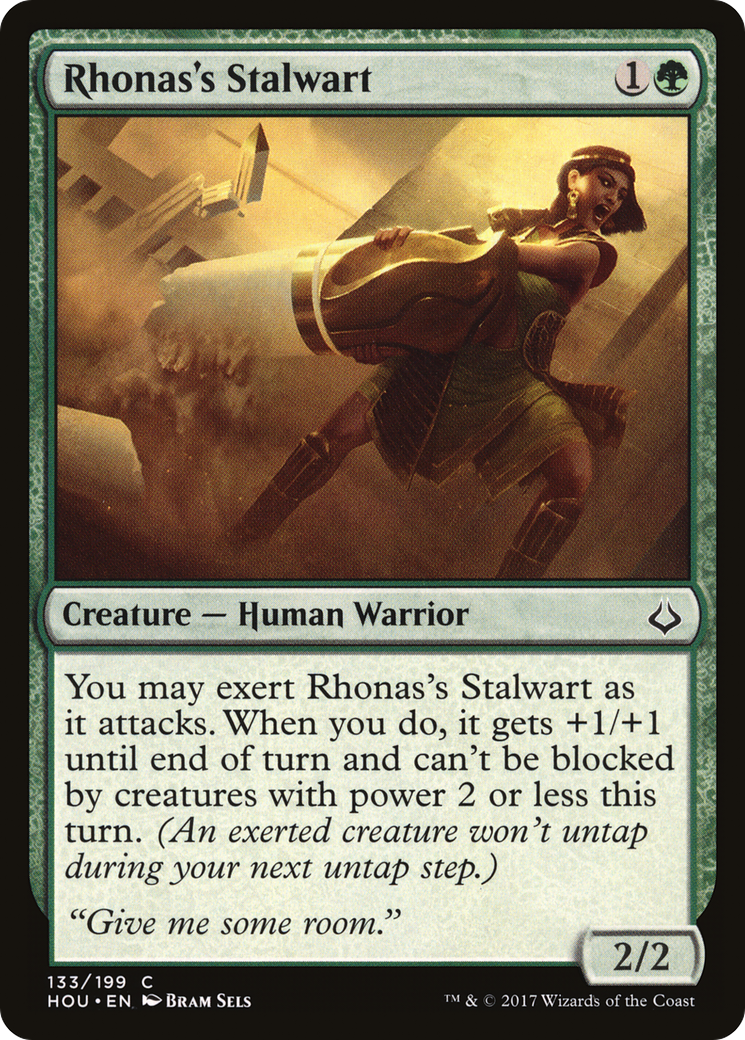 Rhonas's Stalwart [Hour of Devastation] Foil