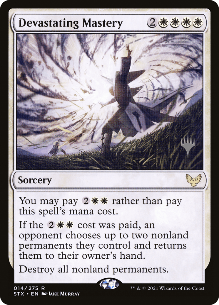 Devastating Mastery (Promo Pack) [Strixhaven: School of Mages Promos] Foil