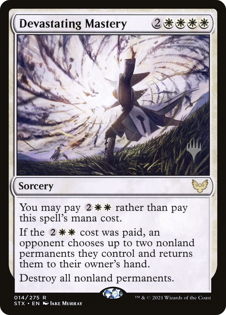 Devastating Mastery (Promo Pack) [Strixhaven: School of Mages Promos] Foil