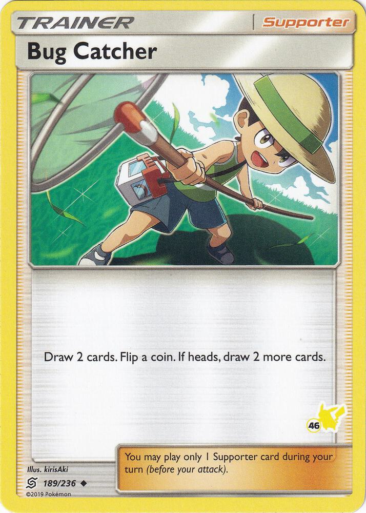 Bug Catcher - Pikachu Stamped 46 189/236 (Battle Academy) 