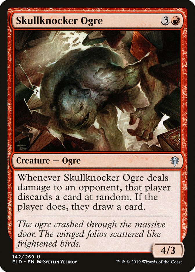 Skullknocker Ogre 142/269 (Throne of Eldraine)  - Foil