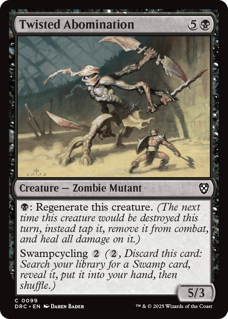 Twisted Abomination (-099) [Commander: Aetherdrift]