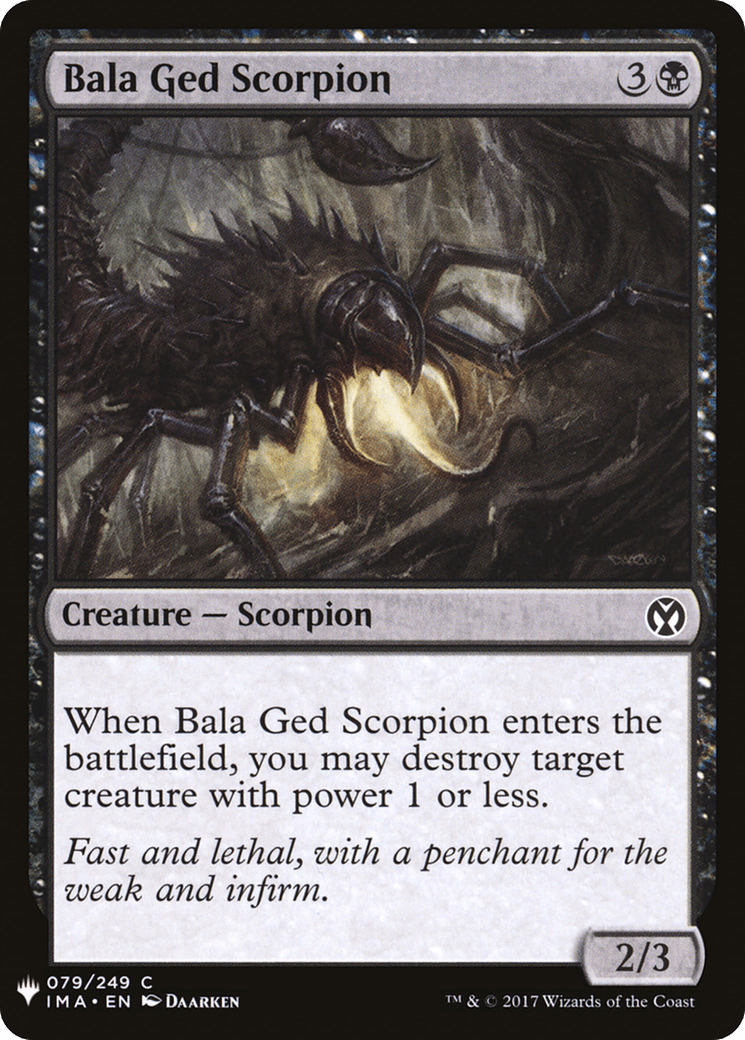Bala Ged Scorpion |  (IMA-79) [The List]
