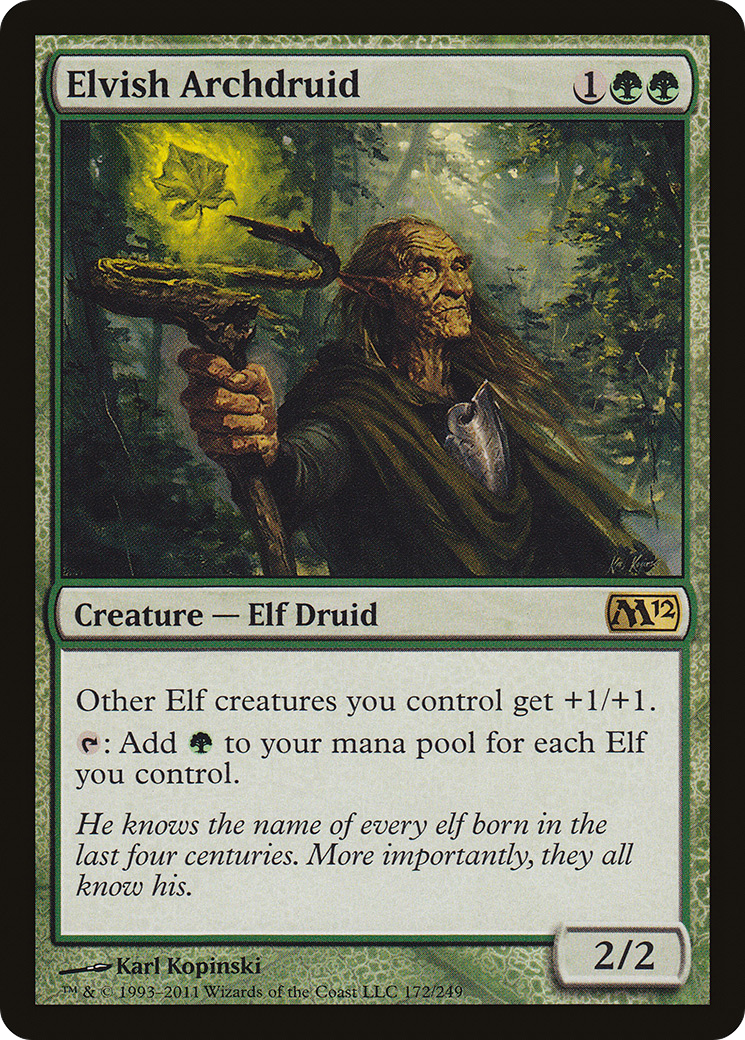 Elvish Archdruid [Magic 2012] Foil