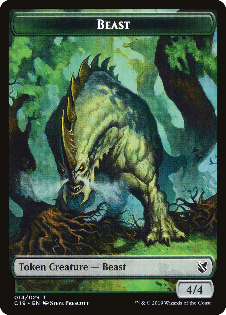 Beast (TC19-014) - Commander 2019 Tokens