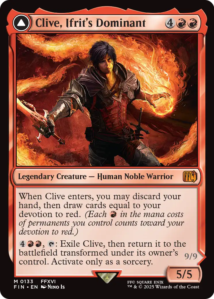 Clive, Ifrit's Dominant (133) [FINAL FANTASY]  Foil