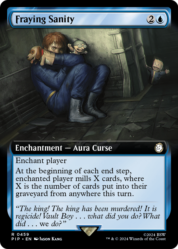 Fraying Sanity (Extended Art) [Fallout] Foil