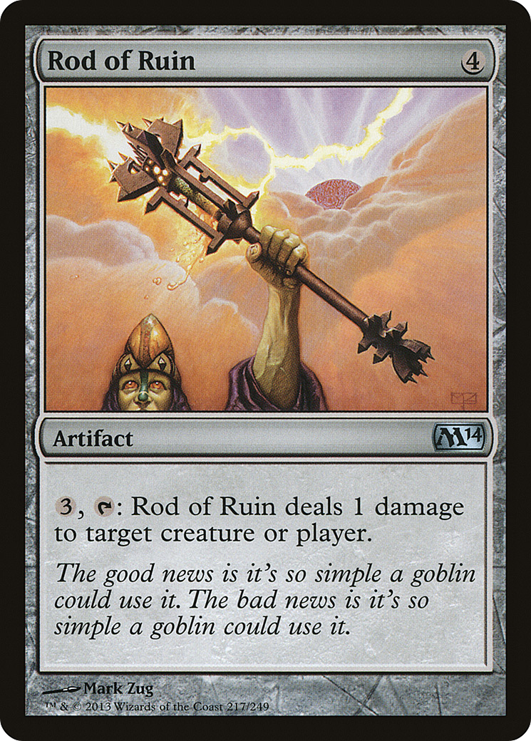 Rod of Ruin [Magic 2014] Foil