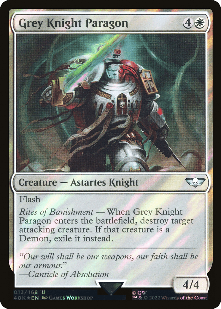 Grey Knight Paragon (Surge Foil) [Warhammer 40,000]