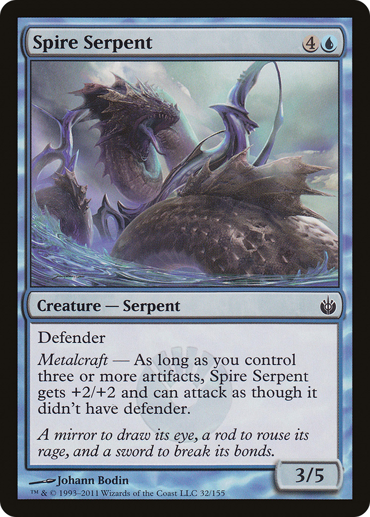 Spire Serpent [Mirrodin Besieged] Foil