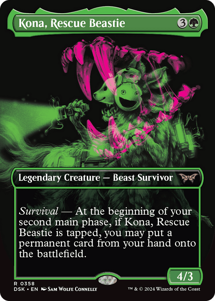 Kona, Rescue Beastie (Showcase) [Duskmourn: House of Horror] Foil