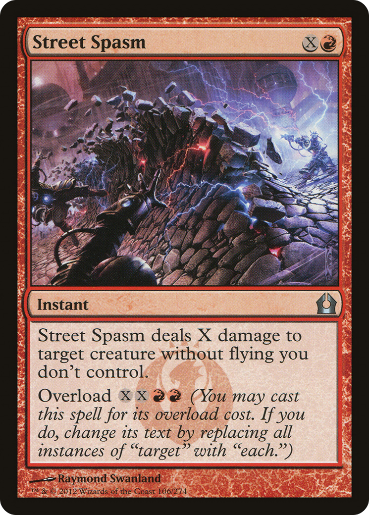 Street Spasm [Return to Ravnica] Foil