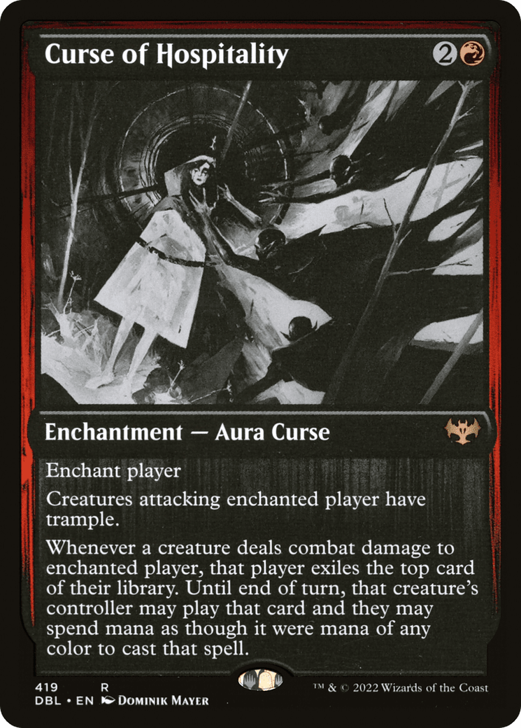 Curse of Hospitality [Innistrad: Double Feature] Foil