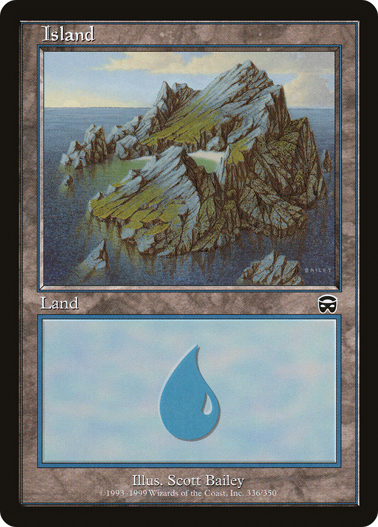 Island (336) [Mercadian Masques] Foil