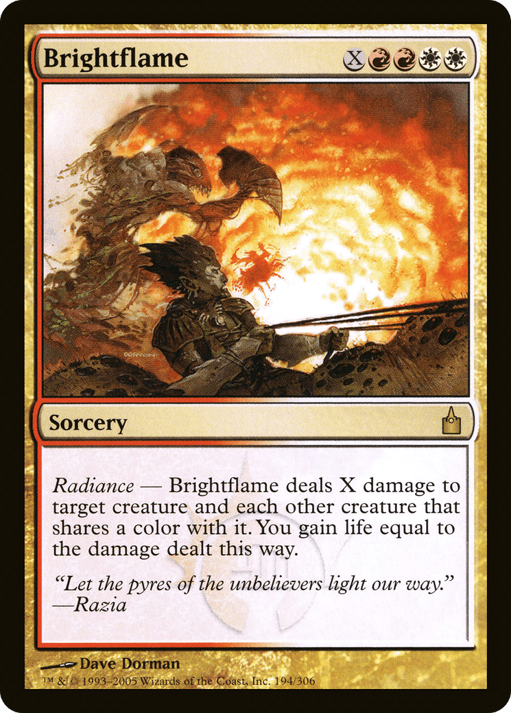 Brightflame [Ravnica: City of Guilds] Foil