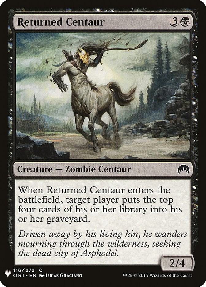 Returned Centaur ORI-116/5075 (The List Reprints) 