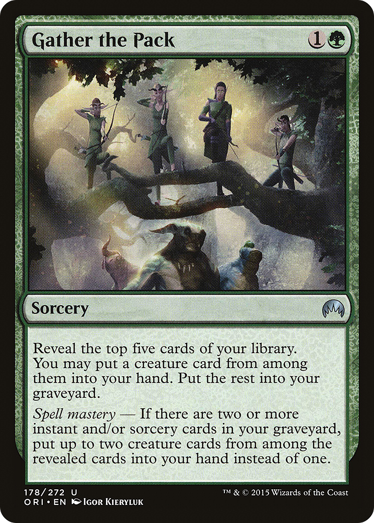 Gather the Pack [Magic Origins] Foil