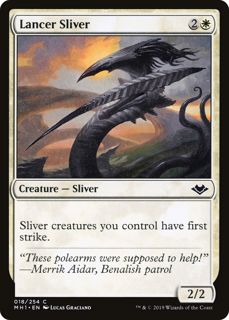 Lancer Sliver [Modern Horizons] Foil