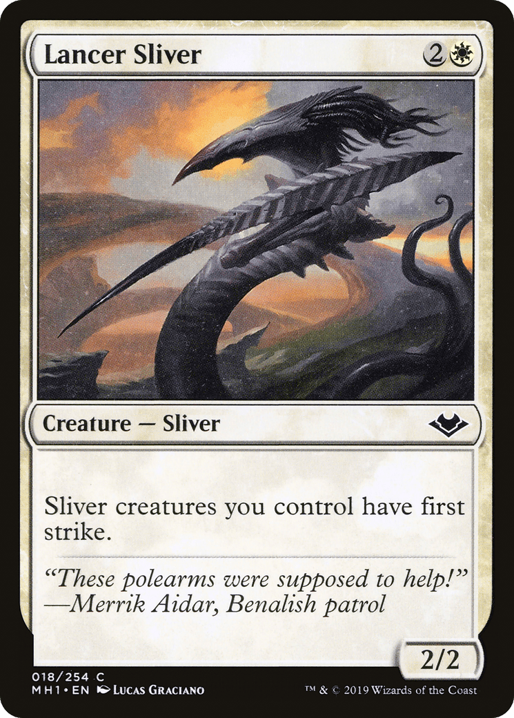Lancer Sliver [Modern Horizons] Foil