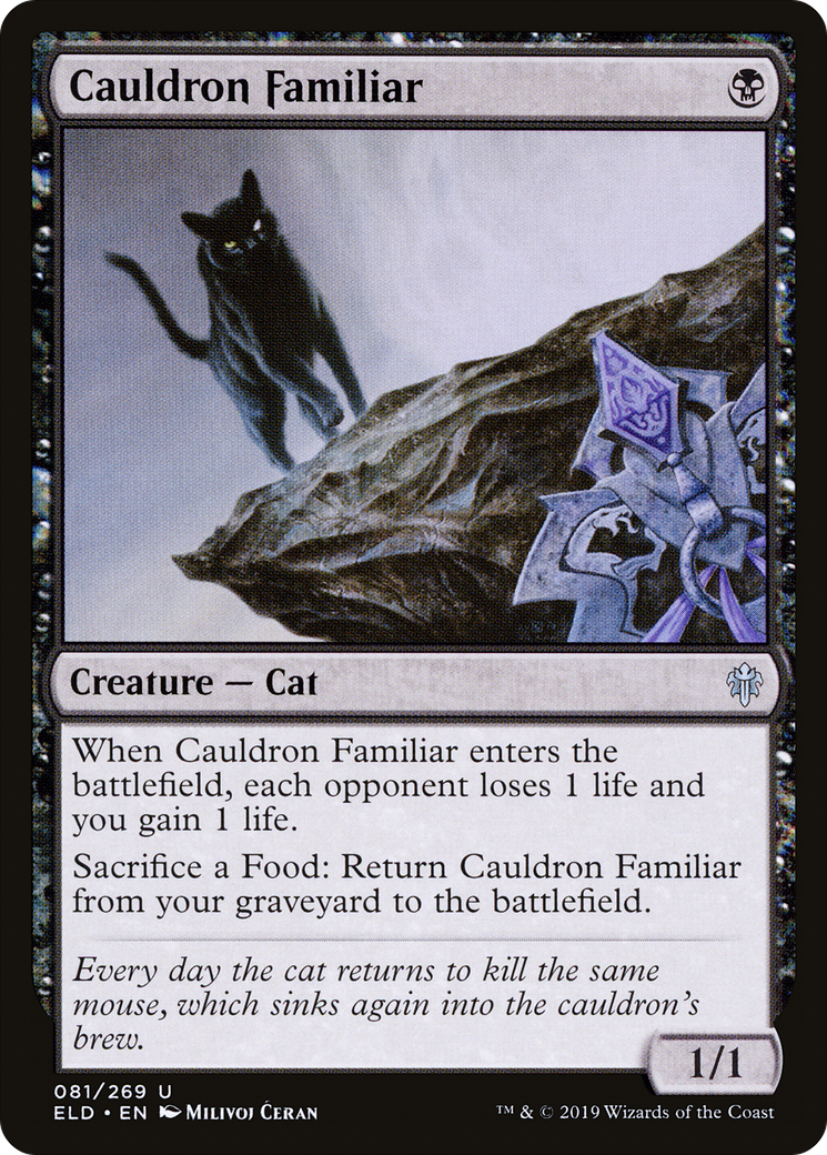Cauldron Familiar [Throne of Eldraine] Foil