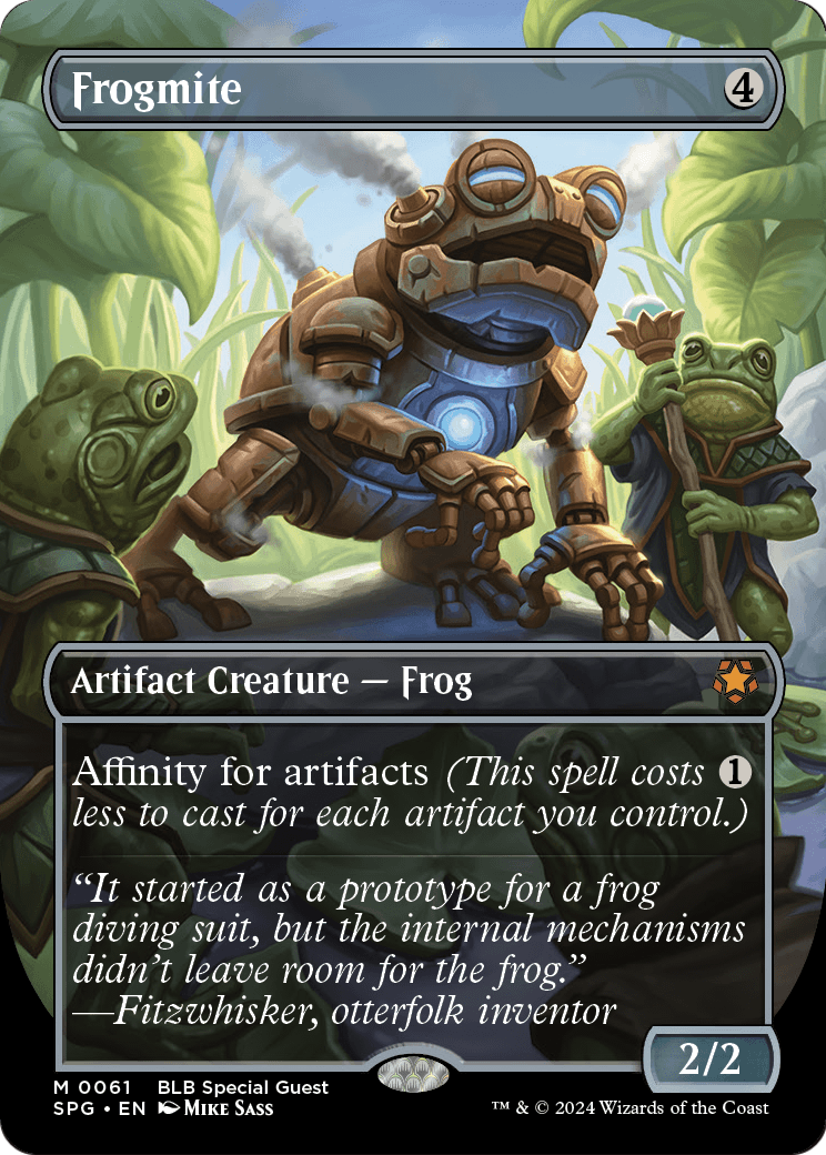 Frogmite (Borderless) [Bloomburrow Special Guests]