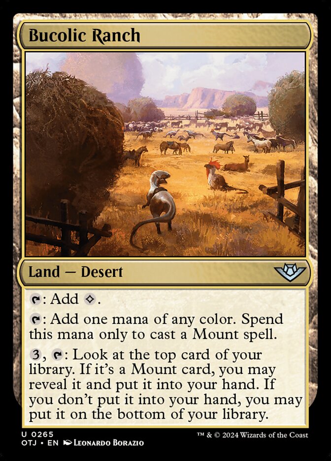 Bucolic Ranch 265/286 (Outlaws of Thunder Junction) 