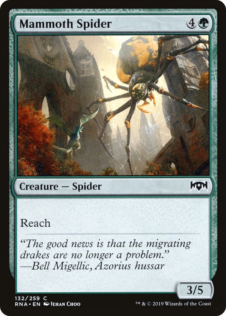 Mammoth Spider [Ravnica Allegiance] Foil