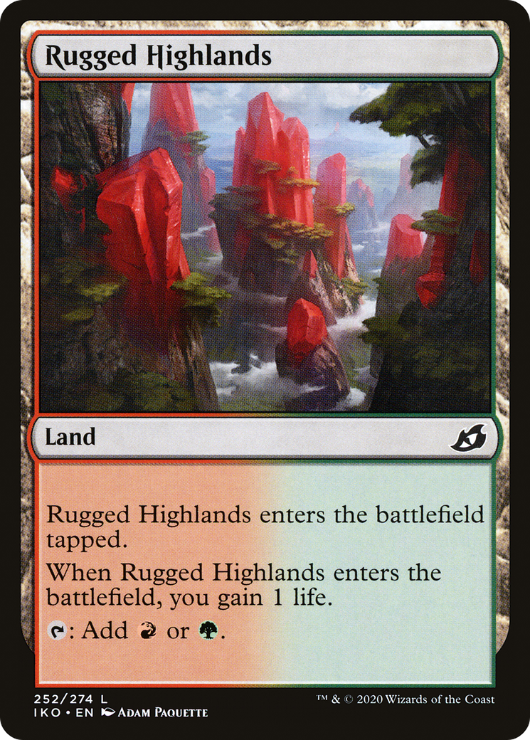 Rugged Highlands [Ikoria: Lair of Behemoths] Foil