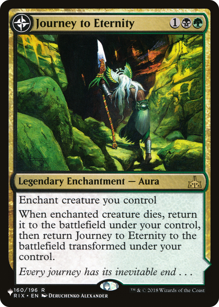 Journey to Eternity // Atzal, Cave of Eternity |  (RIX-160) [The List]