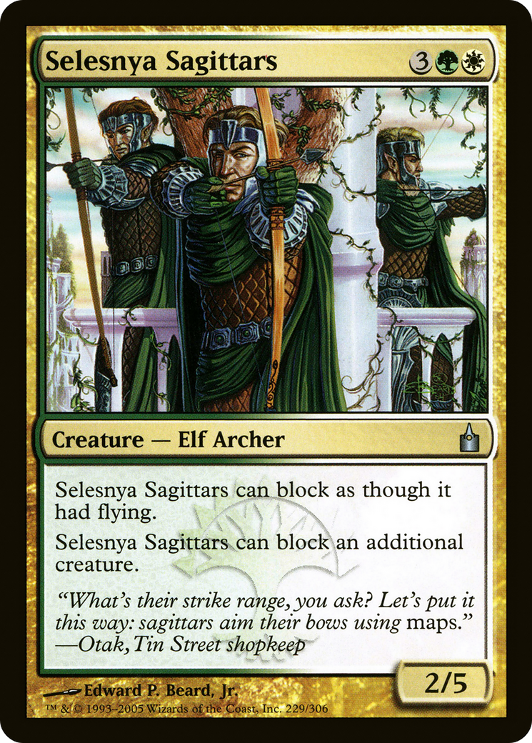 Selesnya Sagittars [Ravnica: City of Guilds] Foil