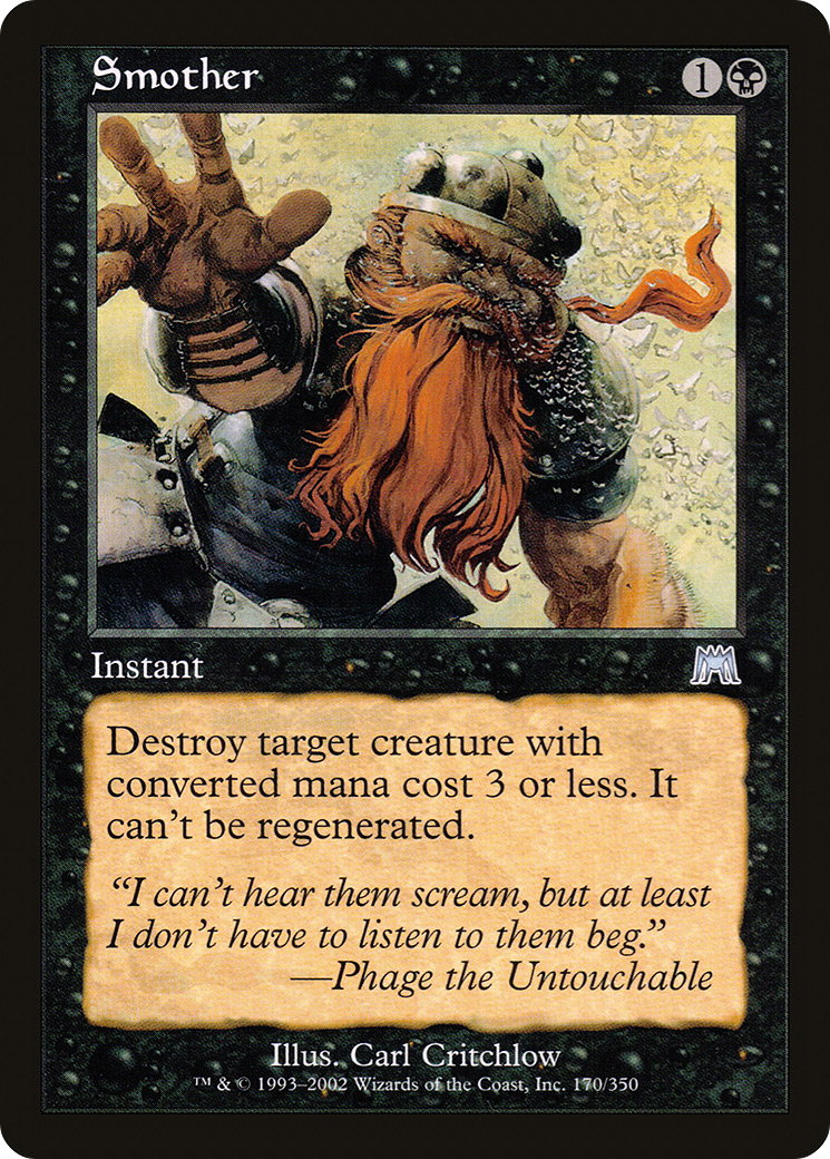 Smother [Onslaught] Foil
