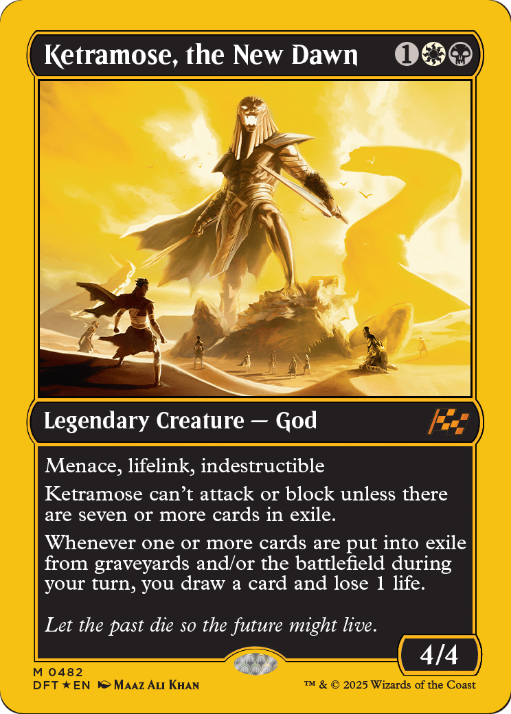 Ketramose, the New Dawn |  Foil (482) [Aetherdrift]