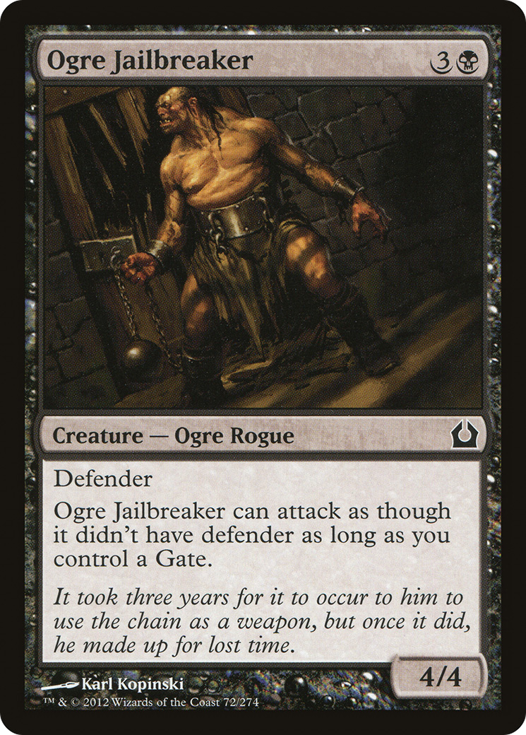 Ogre Jailbreaker [Return to Ravnica] Foil